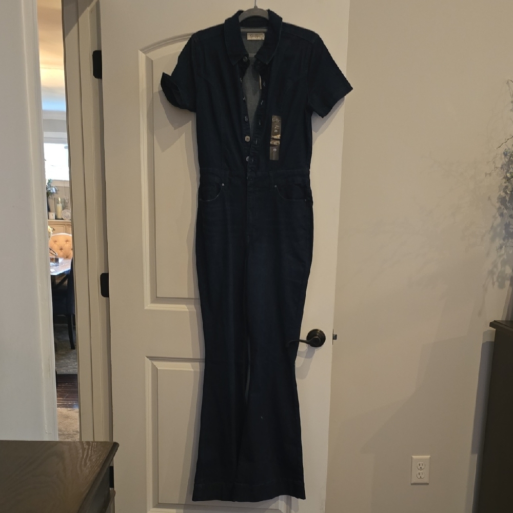 Jessica Simpson Dark Blue Jumpsuit